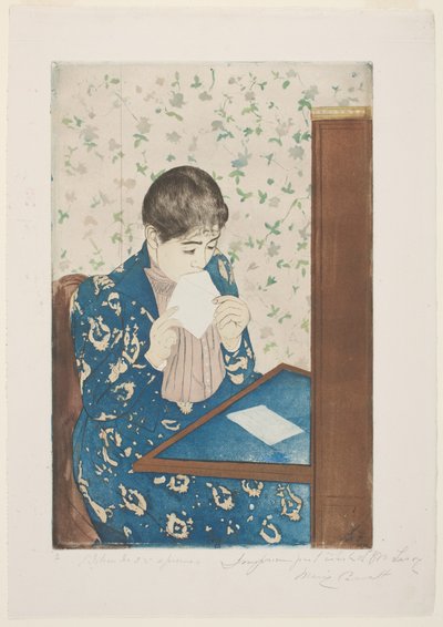 The Letter by Mary Cassatt